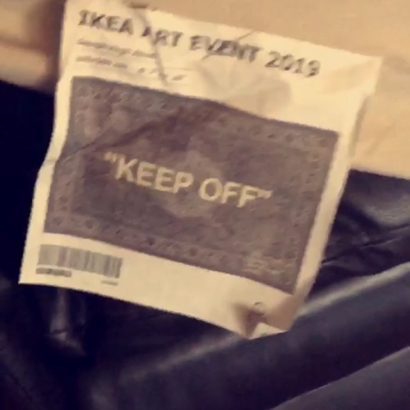 OFF-WHITE x IKEA ART EVENT “KEEP OFF” RUG - Picture 2 of 4
